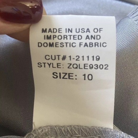 David Meister Metallic Embellised Sheath Cocktail Dress Womens Size 10 (248) - Picture 7 of 7